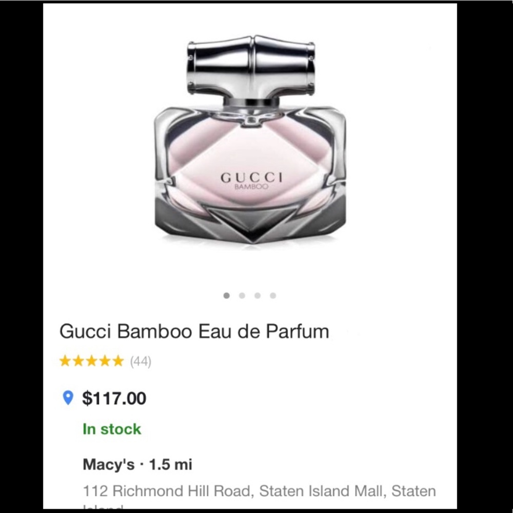 Gucci Bamboo 50mL / 1.6oz 100% authentic